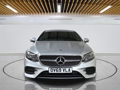 Used Mercedes E220 AMG line 194 HP (142 kW) 2019 Silver Coupe