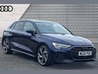 Used Audi A3 Black Edition 147 HP (108 kW) 2025 Blue Hatchback