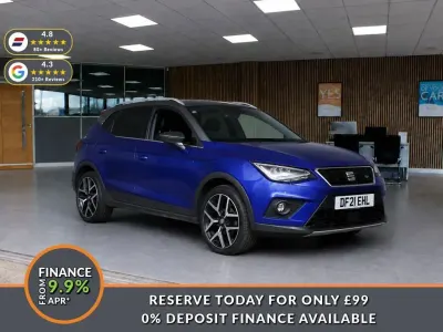 Used Seat Arona FR Sport 110 HP (80 kW) 2021 Blue SUV