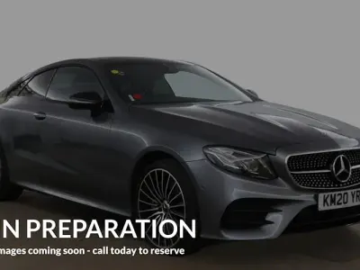 Used Mercedes E400 AMG line 340 HP (250 kW) 2020 Grey Coupe