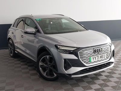 Used Audi Q4 e-tron S-Line 125 kW (170 HP) 2021 Silver SUV