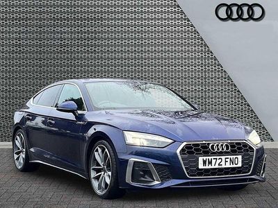 Used Audi A5 S-Line 2022 Blue Hatchback