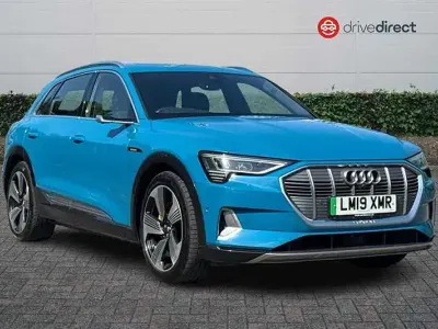 Used Audi e-tron Advanced 300 kW (408 HP) 2019 Blue SUV