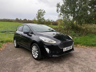 Black Used 2018 Ford Fiesta Titanium Hatchback | £4,995 (Fair price)