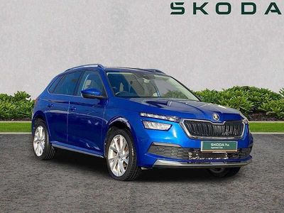Used Skoda Kamiq SE L Executive 110 HP (80 kW) 2023 Race blue metallic SUV