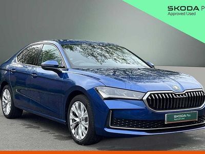 Used Skoda Superb SE L 193 HP (141 kW) 2025 Blue Hatchback