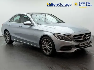 Używany Mercedes C220 Premium 170 KM (125 kW) 2015 Srebrny Sedan/Limuzyna