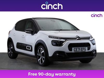 White Used 2022 Citroën C3 PureTech Hatchback | £9,999 (Fair price)
