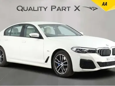Used BMW 530e M Sport 2022 White Sedan