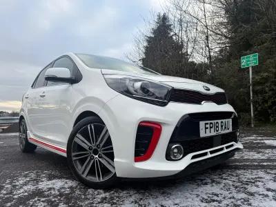 Used Kia Picanto GT-Line 66 HP (48 kW) 2018 White Hatchback