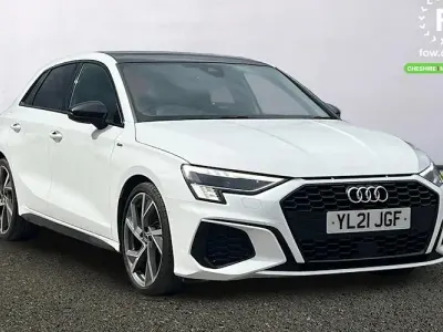 Used Audi A3 Sportback 150 HP (110 kW) 2021 White Hatchback