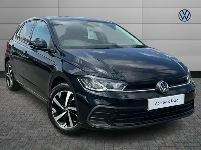 Used VW Polo Match 95 HP (69 kW) 2025 Black Hatchback