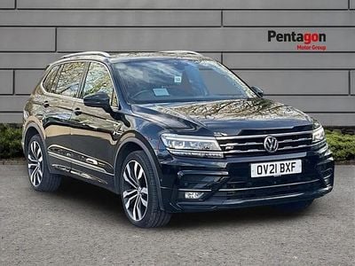 Used VW Tiguan Allspace R-line 150 HP (110 kW) 2021 Black SUV