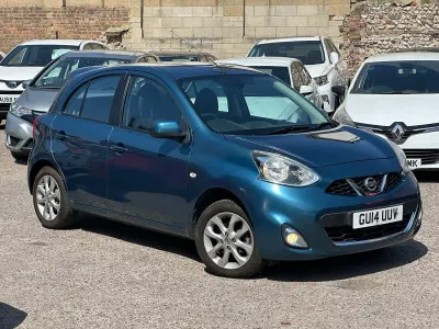 Used Nissan Micra Acenta 2014 Blue Hatchback