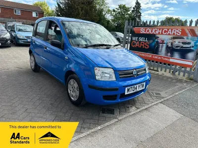 Begagnad Fiat Panda Dynamic 2004 Blå Halvkombi