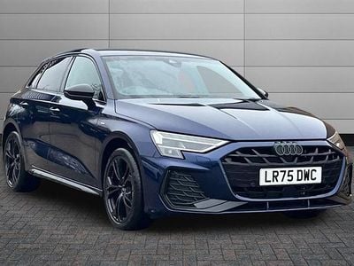 New Audi A3 e-tron Black Edition 204 HP (150 kW) 2025 Navarra blue Hatchback