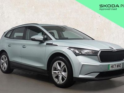 Arctic silver metallic Used 2021 Skoda Enyaq iV ecoSuite SUV | £18,025 (Fair price)