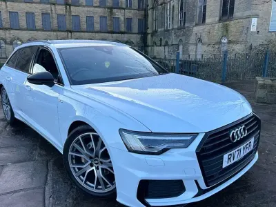 Used Audi A6 Black Edition 204 HP (150 kW) 2021 White Estate