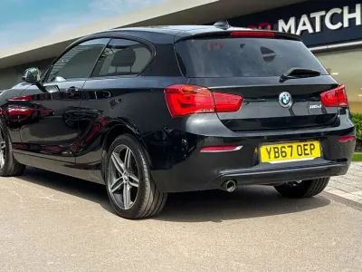 Used BMW 116 Sport Line 2018 Black Hatchback
