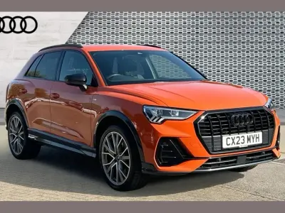 Used Audi Q3 Black Edition 245 HP (180 kW) 2023 Orange SUV