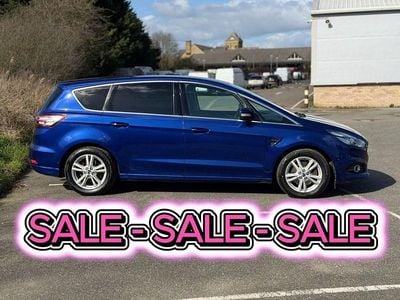 Used Ford S-MAX Titanium 150 HP (110 kW) 2015 Blue MPV