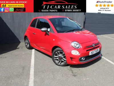 Used Fiat 500 S 69 HP (50 kW) 2017 Red Hatchback