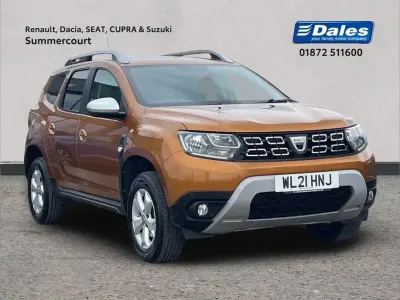 Used Dacia Duster Comfort 128 HP (94 kW) 2021 Orange SUV