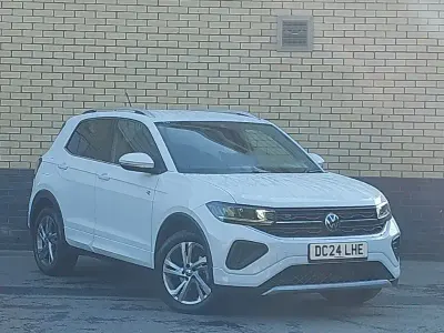 Used VW T-Cross R-line 115 HP (84 kW) 2024 White SUV
