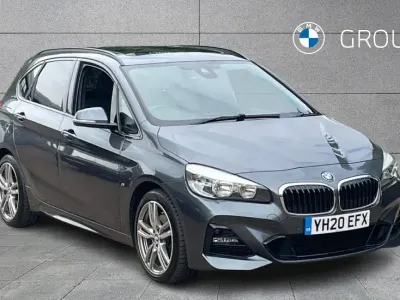 Used BMW 220 Active Tourer M Sport 190 HP (139 kW) 2020 Grey MPV