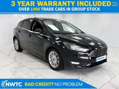Used Ford Focus Zetec 125 HP (91 kW) 2017 Black Hatchback