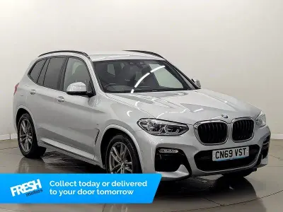 Used BMW X3 M Sport 184 HP (135 kW) 2019 Silver SUV