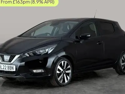 Used Nissan Micra Tekna 92 HP (67 kW) 2022 Black Hatchback