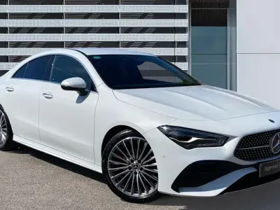 Used Mercedes CLA180 AMG line 136 HP (100 kW) 2024 White Coupe