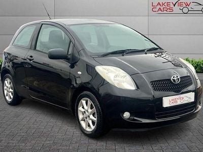 Black Used 2007 Toyota Yaris SR Hatchback | £2,945 (Fair price)