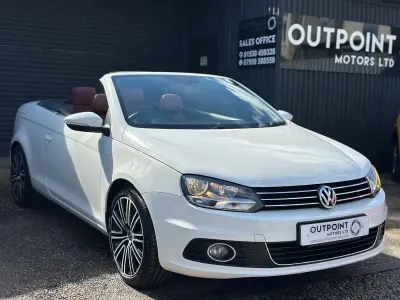 Begagnad VW Eos Sportline 140 HK (102 kW) 2011 Vit Cab