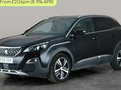 Used Peugeot 3008 GT-line 131 HP (96 kW) 2019 Black SUV