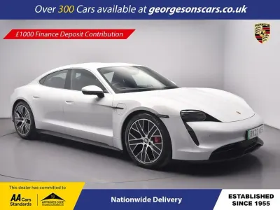 Used Porsche Taycan Performance Package 419 kW (571 HP) 2022 Grey Sedan