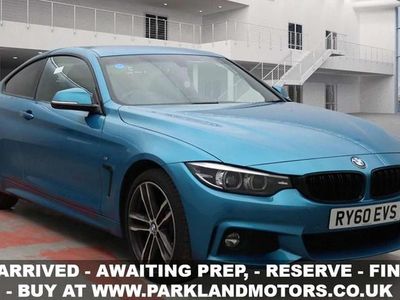 Blue Used 2017 BMW 420 M Sport Coupe | £13,295 (Fair price)