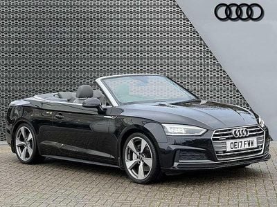 Used Audi A5 Cabriolet S-Line 252 HP (185 kW) 2017 Black Cabriolet