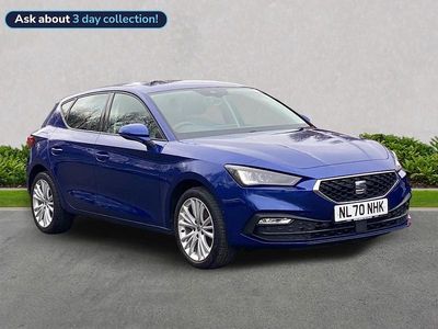 Used Seat Leon SE Dynamic 130 HP (95 kW) 2020 Blue Hatchback