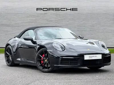 Used Porsche 992 444 HP (326 kW) 2020 Black Cabriolet