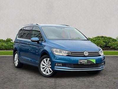 Used VW Touran SEL 148 HP (108 kW) 2019 Blue MPV