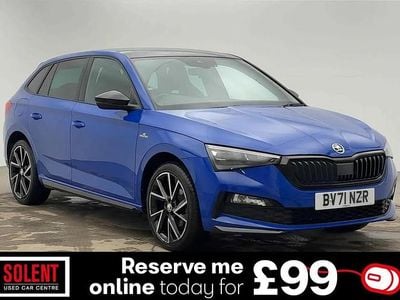 Blue Used 2021 Skoda Scala Monte Carlo Hatchback | £14,490 (Fair price)