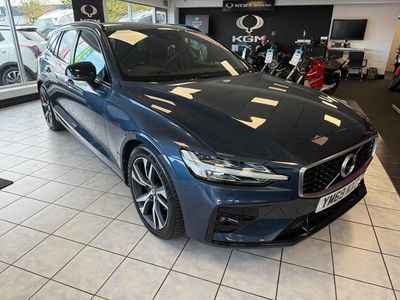 Denim blue metallic Used 2020 Volvo V60 R-Design Pro Estate | £18,490 (Fair price)