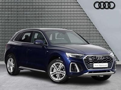 Used Audi Q5 S-Line 200 HP (147 kW) 2024 Blue SUV