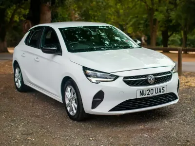 Used Vauxhall Corsa 75 HP (55 kW) 2020 White Hatchback