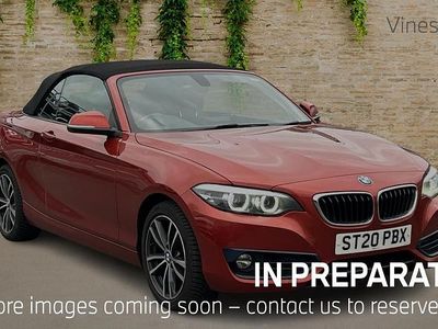 Used BMW 218 Sport Line 136 HP (100 kW) 2020 Orange Cabriolet