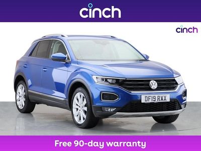 Blue Used 2019 VW T-Roc SEL SUV | £13,729 (Fair price)