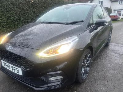 Black Used 2018 Ford Fiesta ST-Line Hatchback | £6,790 (Fair price)