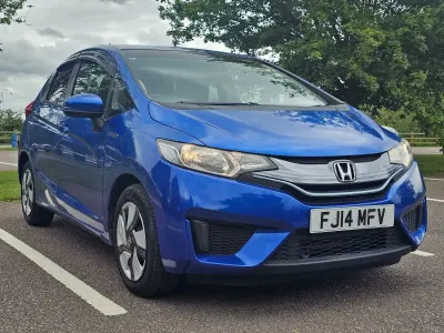 Used Honda Fit Hybrid 137 HP (100 kW) 2014 Blue Hatchback